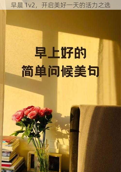 早晨 1v2,开启美好一天的活力之选
